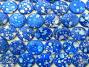 18-20mm Sinatra Blue Speckled Shell Coin